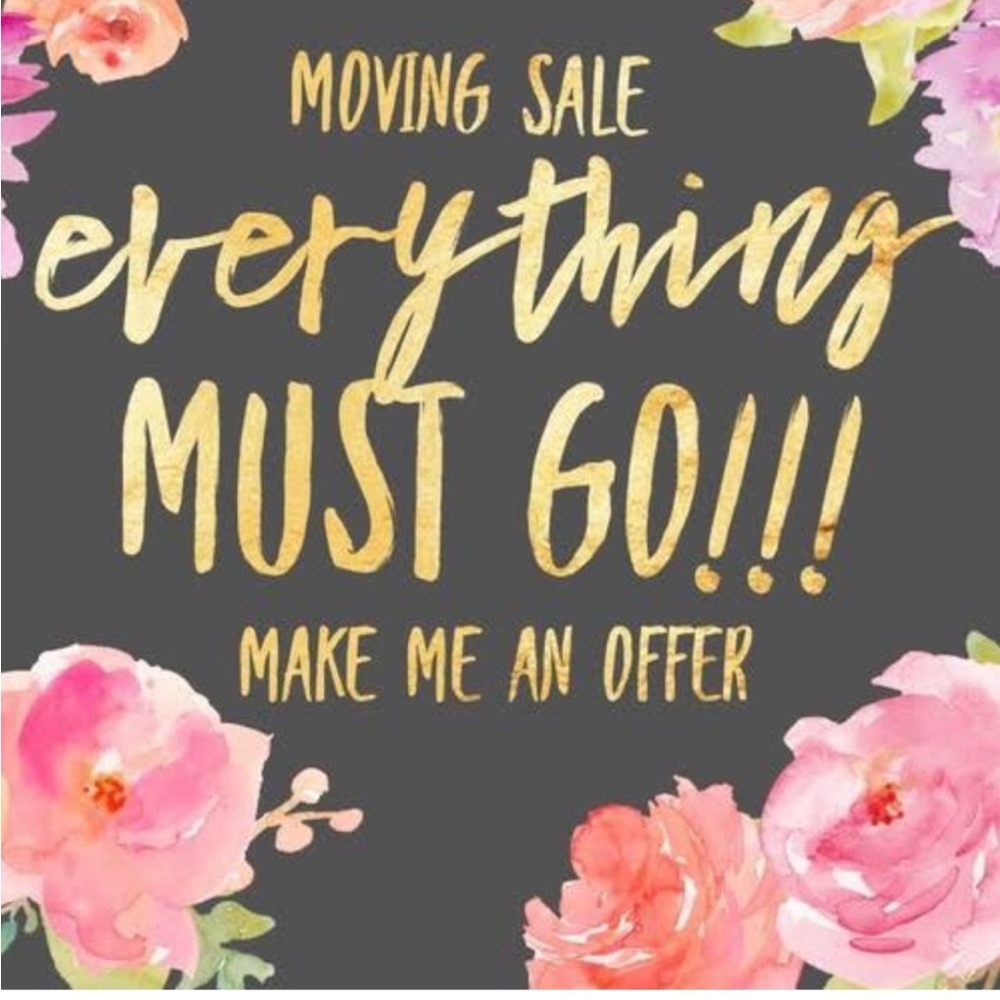 Moving sale